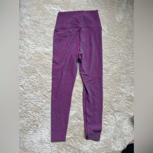 Beach Riot Pink and Blue Striped Leggings